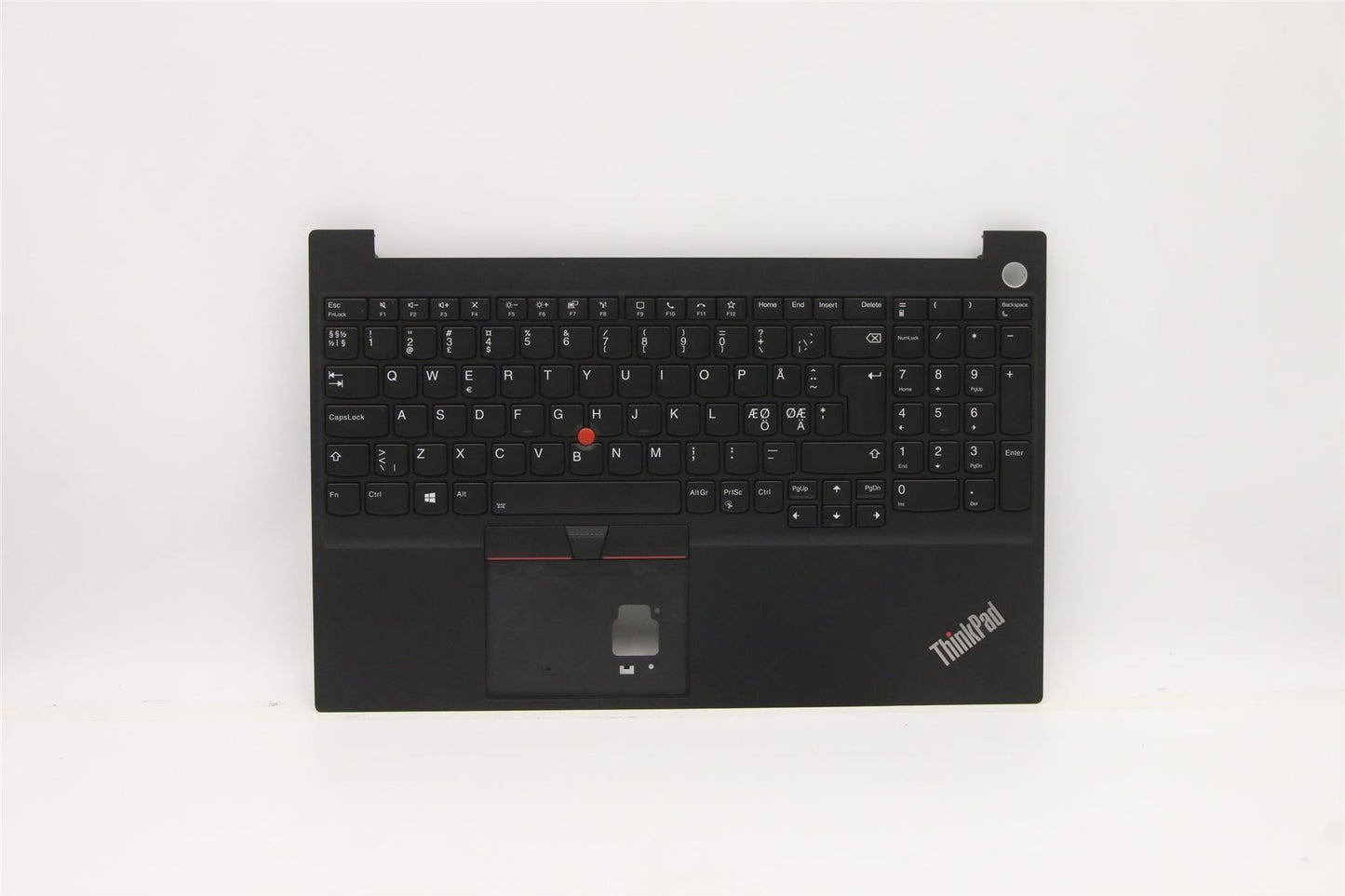 Lenovo ThinkPad E15 2 Keyboard Palmrest Top Cover Norwegian Black 5M11A36335