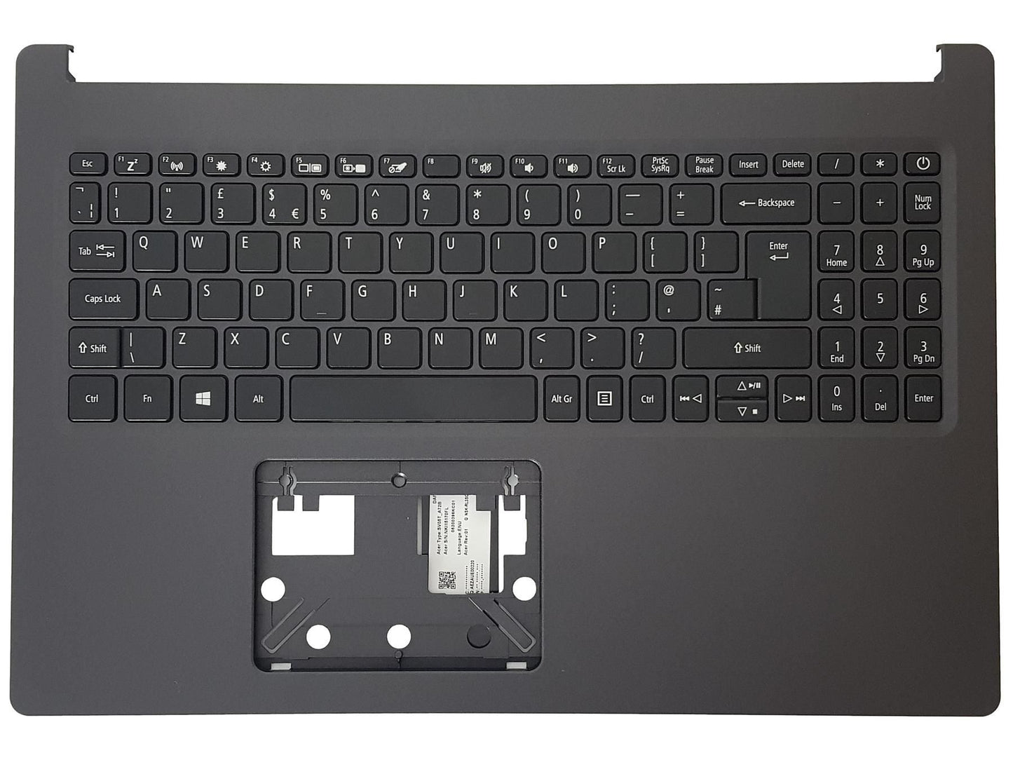 Acer Aspire A515-44 A515-44G A515-45 Palmrest Cover Keyboard UK 6B.HW7N7.031