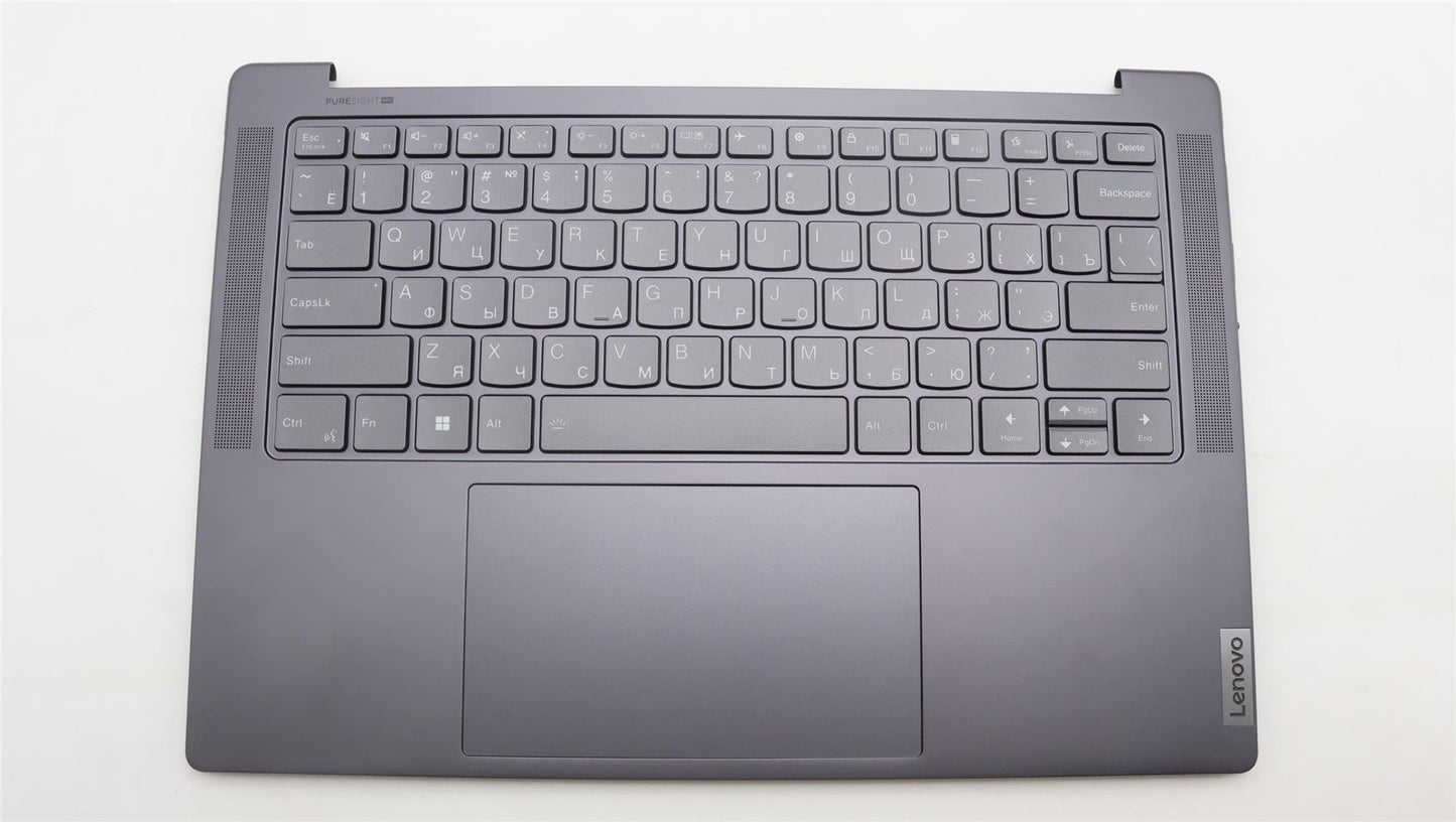 Lenovo Yoga 7 14IRH8 Palmrest Cover Touchpad Keyboard Russian 5CB1L39457