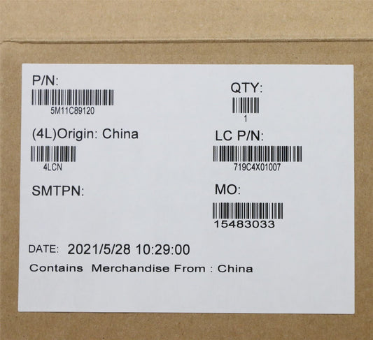 Lenovo ThinkPad T14s Gen 2 Blende vorne Zierrahmen Abdeckung Schwarz 5M11C89120