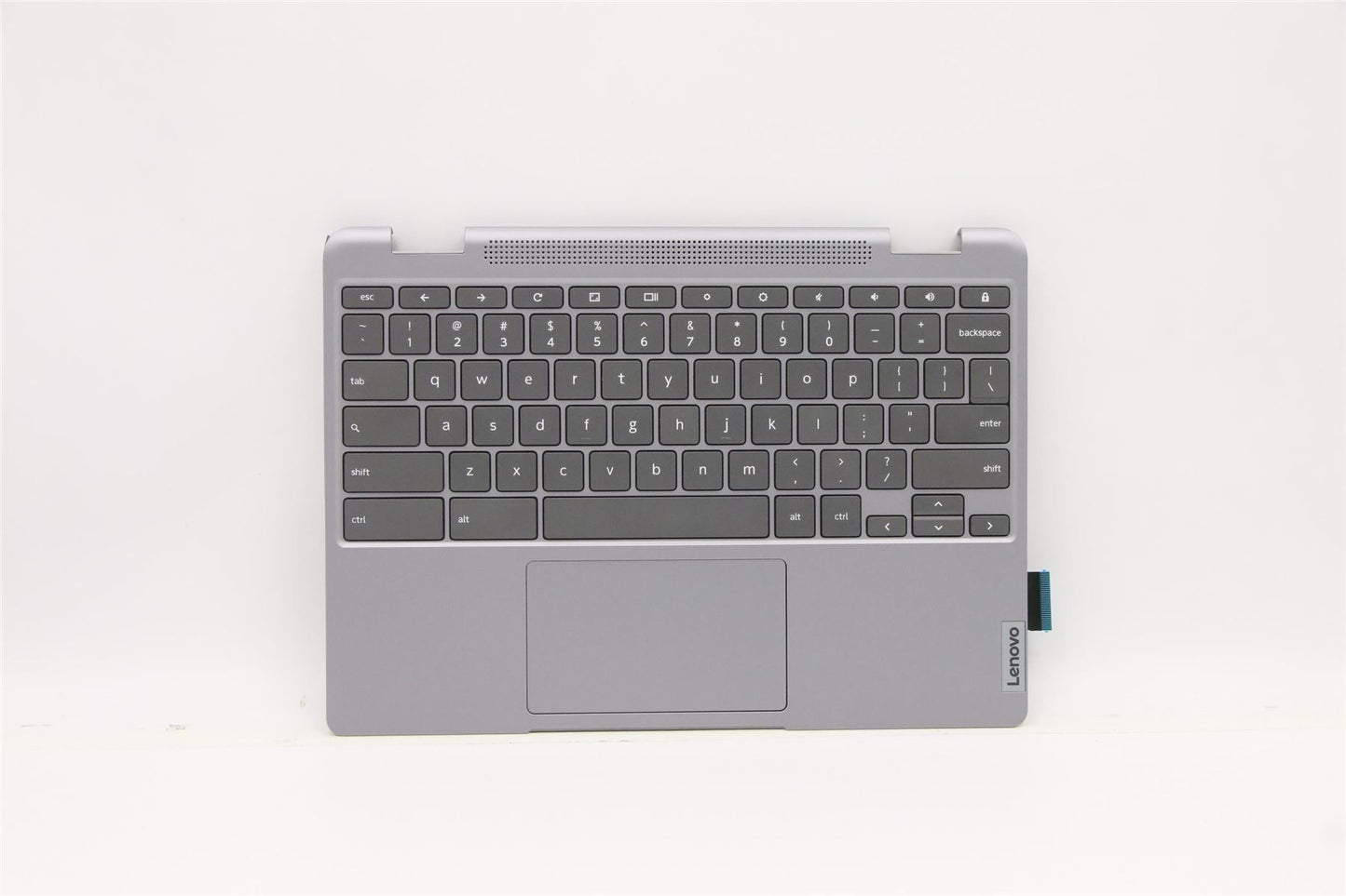 Lenovo Flex 11IJL6 Keyboard Palmrest Top Cover US Silver 5CB1D05180