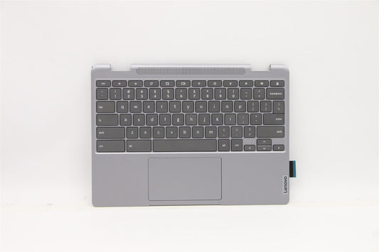 Lenovo Flex 11IJL6 Keyboard Palmrest Top Cover US Silver 5CB1D05180