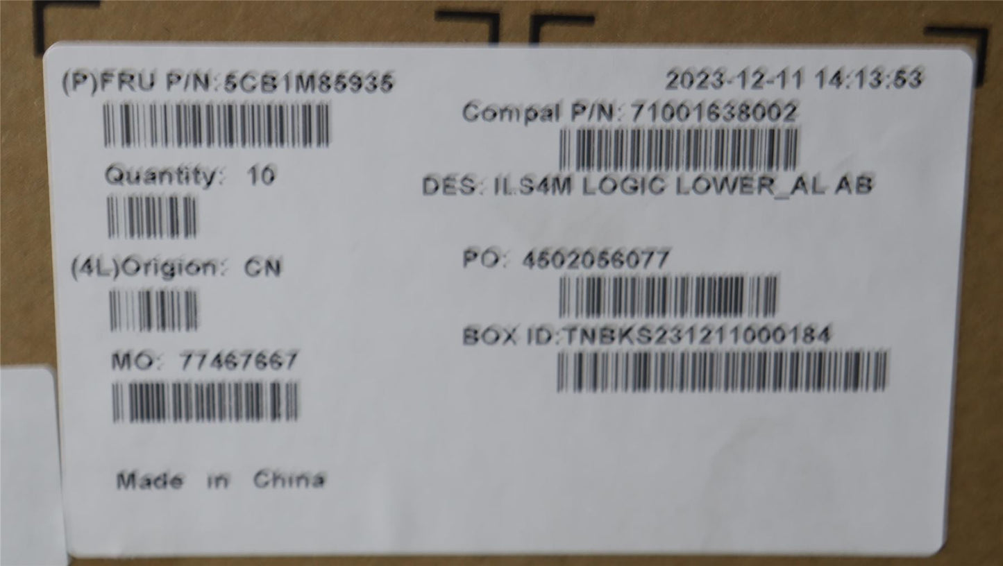 Lenovo Lower Case C 83DA AB 5CB1M85935