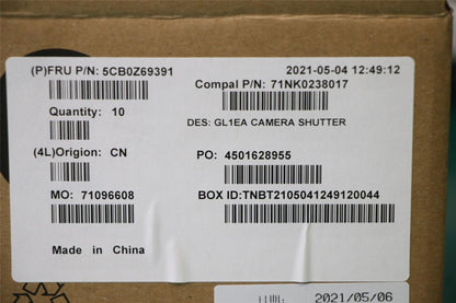 Lenovo FRU COVER camera shutter 5CB0Z69391