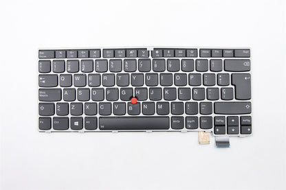 Lenovo ThinkPad T470s Keyboard Spanish Silver Backlit 01ER879