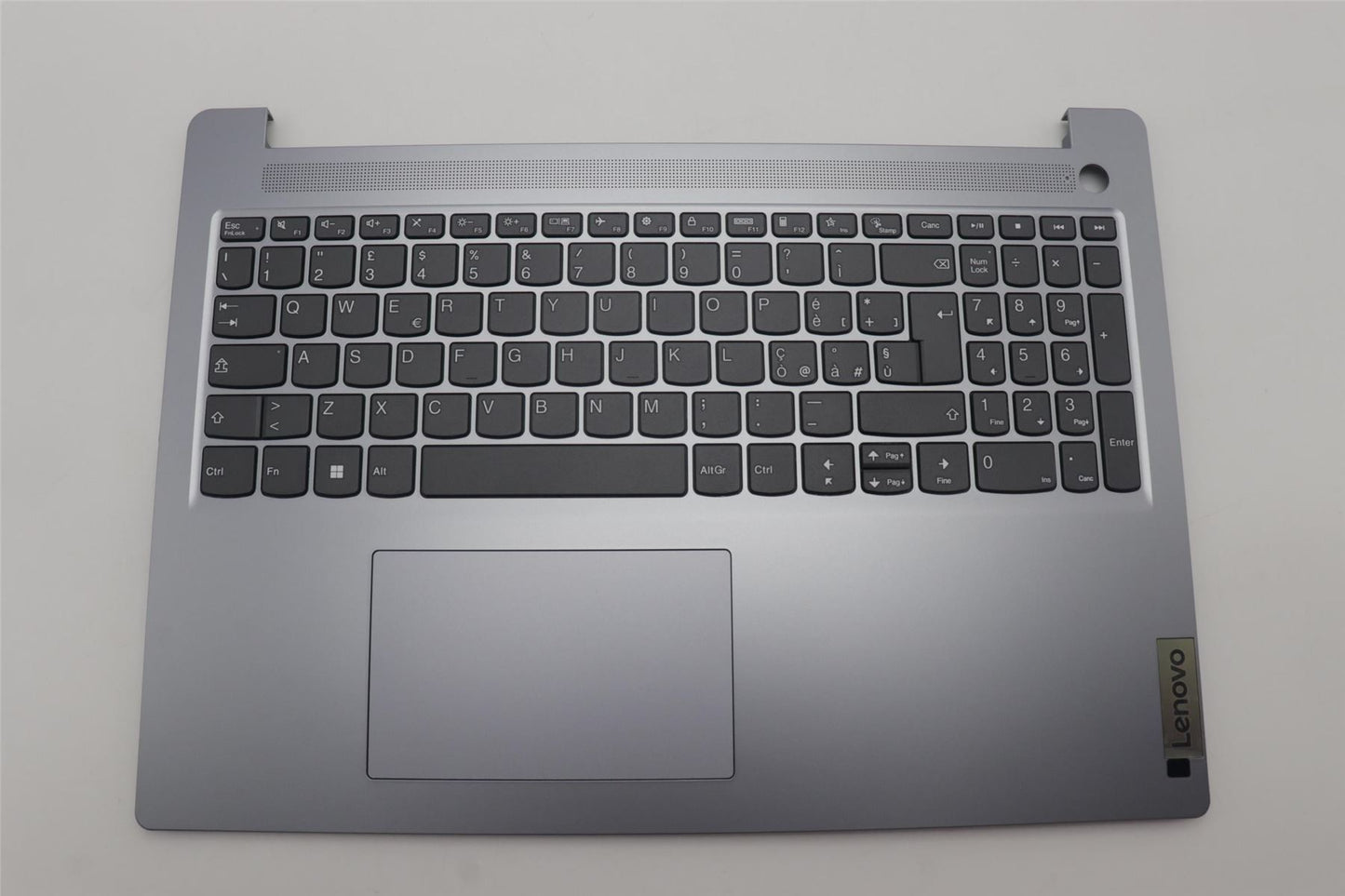 Lenovo IdeaPad 3 16ABR8 Palmrest Cover Touchpad Keyboard Italian 5CB1L14816
