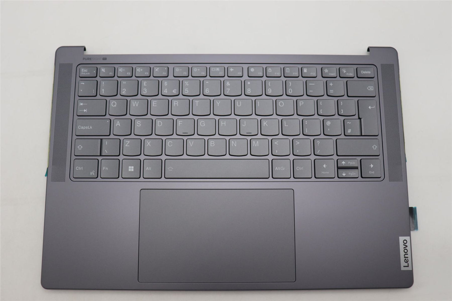 Lenovo Yoga 9 14IRP8 Palmrest Cover Touchpad Keyboard UK Storm Grey 5CB1L49554