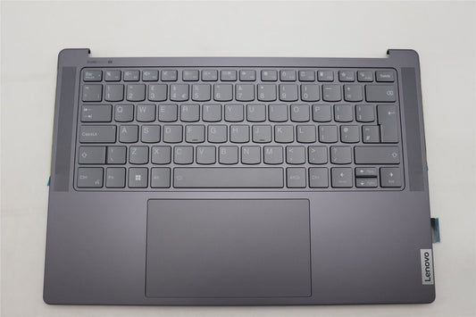 Lenovo Yoga 9 14IRP8 Palmrest Cover Touchpad Keyboard UK Storm Grey 5CB1L49554