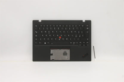 Lenovo ThinkPad X1 Gen 1 Keyboard Palmrest Top Cover Italian Black 5M11B38400