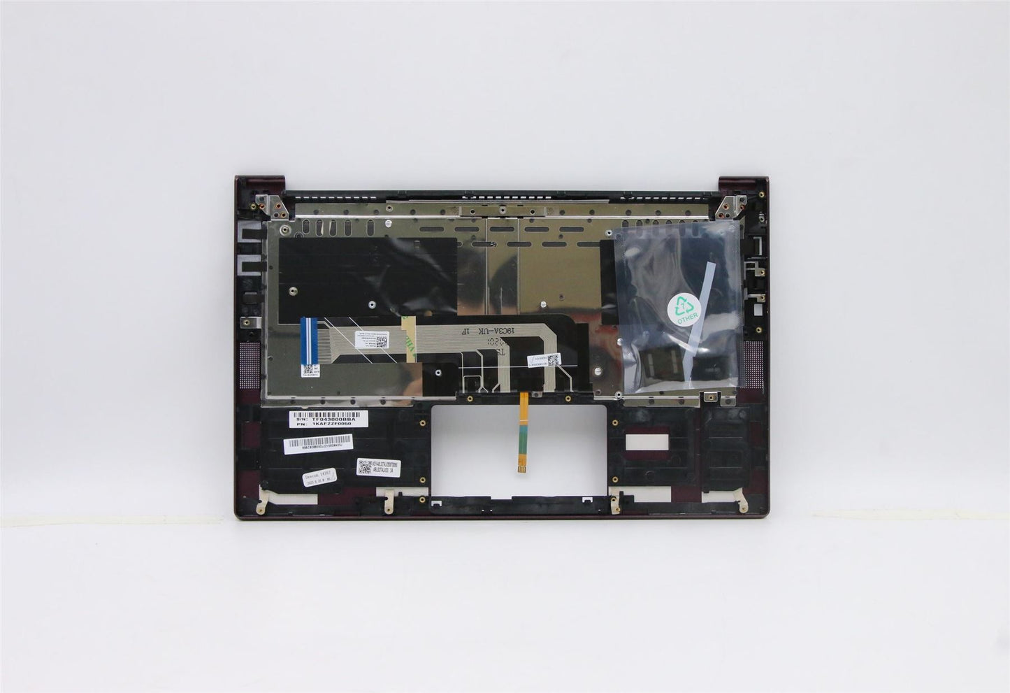 Lenovo IdeaPad 7-14IIL05 Palmrest Cover Keyboard French Purple 5CB0X55900