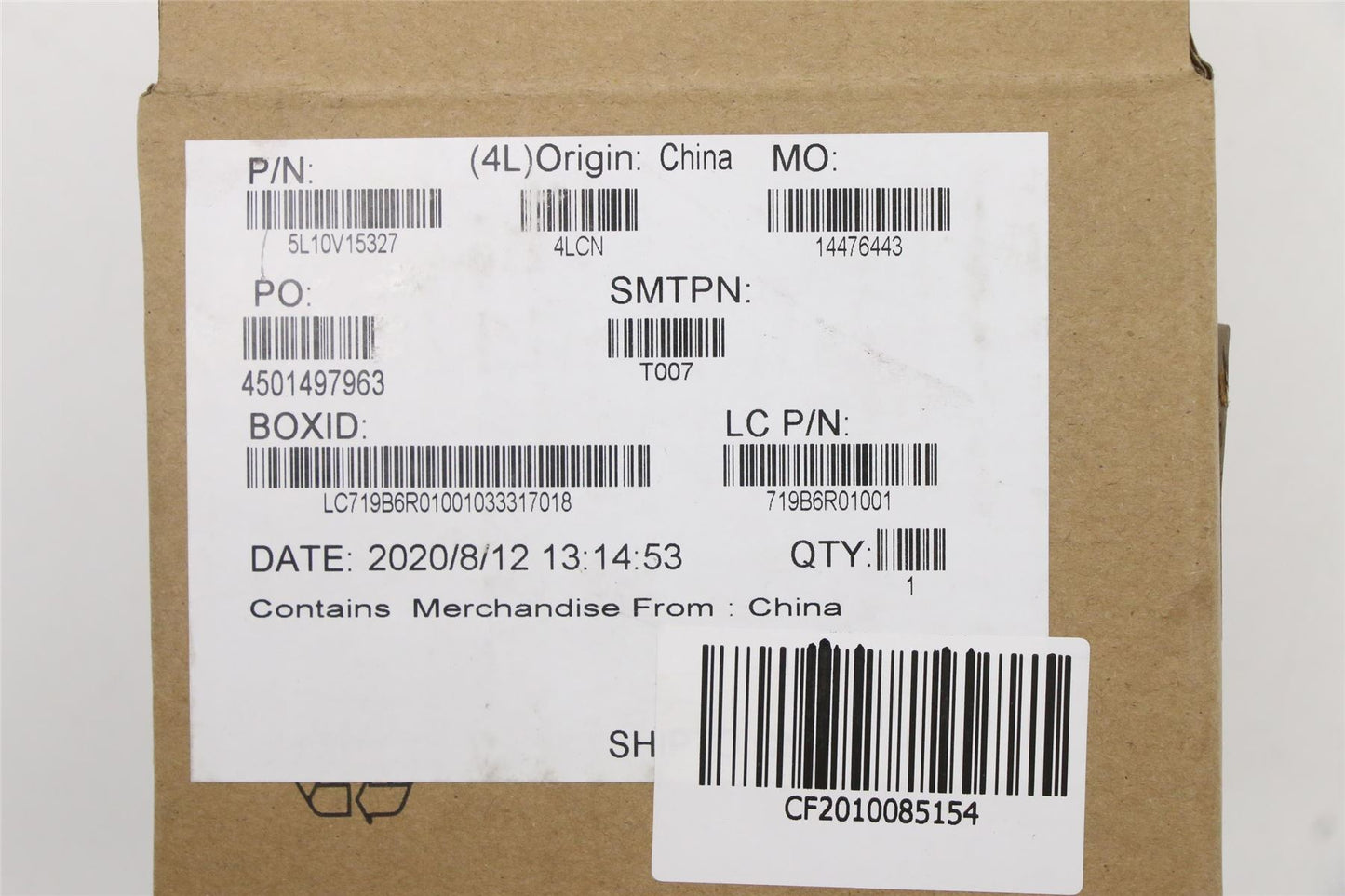 Lenovo LABEL FRU LABEL KIT for P17 5L10V15327