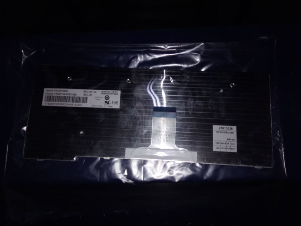 Lenovo CCY T1S RU 83KEY WHI KBD Russian Keyboard 25010026
