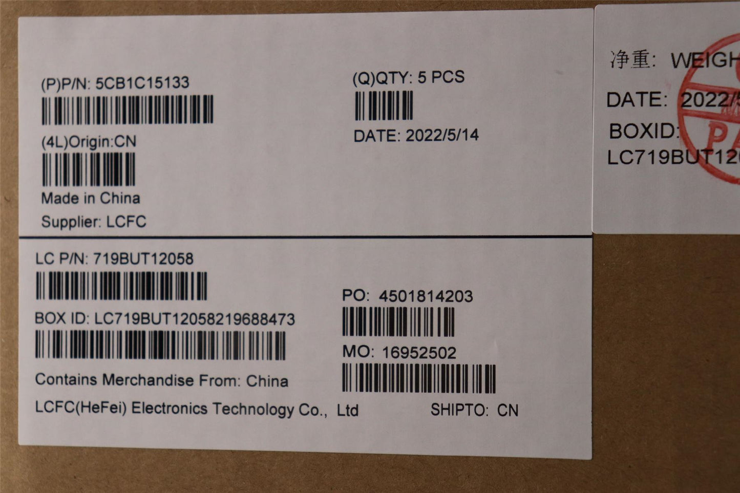 Lenovo Upper Case ASM_BEL L81X8 FPPGDIS 5CB1C15133