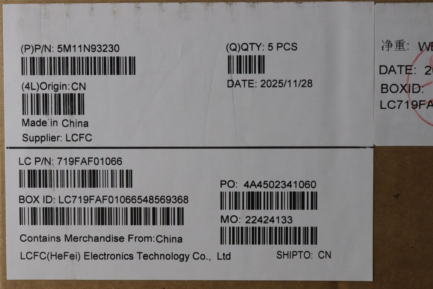 Lenovo MECH_ASM BL KB BK WW TUR PMX 5M11N93232