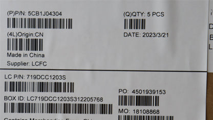 Lenovo Upper Case ASM_SPA L82TF RGBOG 5CB1J04304