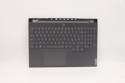 Lenovo 7 16ITHg6 Palmrest Cover Touchpad Keyboard Italian Grey 5CB1D05122