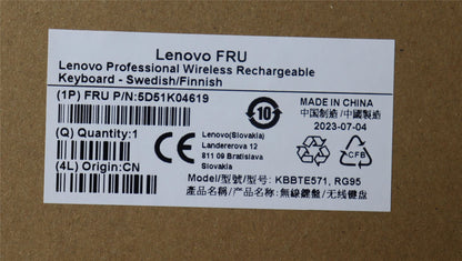 Lenovo Slim KB II-Swedish/Finnish 5D51K04619