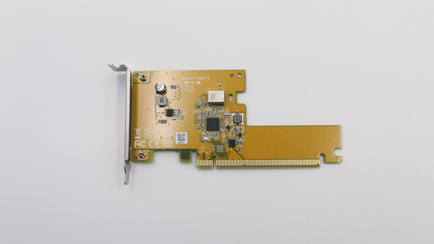 Lenovo Sunix PCIEx16 Type C card LP USB-C PCIe PCI x1 x16 Board 01AJ866