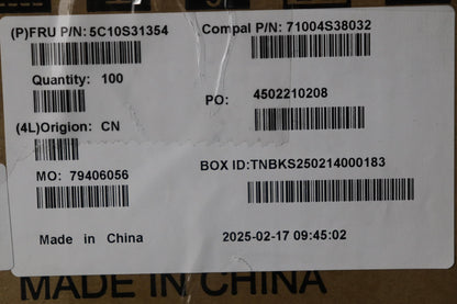 Lenovo C 83JK Camera Cable 5C10S31354