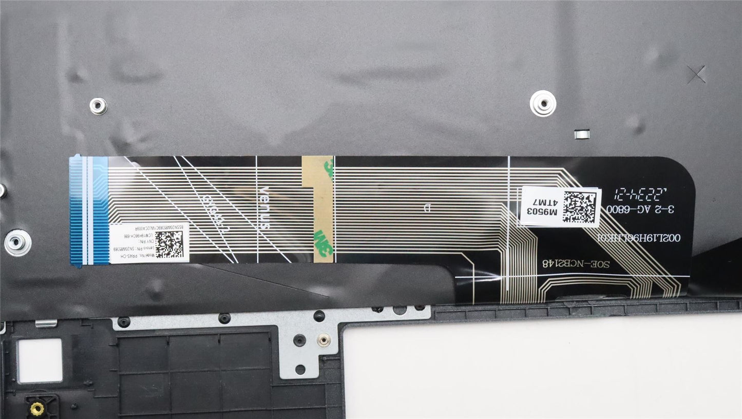 Lenovo IdeaPad 5 14IAU7 Keyboard Palmrest Top Cover Swiss Blue 5CB1H80058