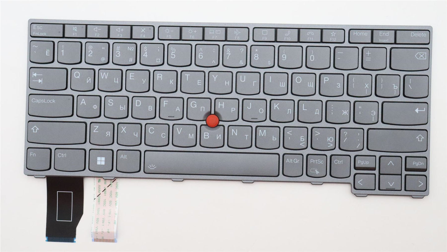 Lenovo ThinkPad X13 Gen 3 L13 Gen 4 L13 Gen 3 Keyboard Russian Grey 5N21H76906