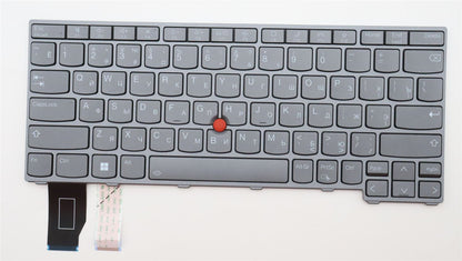 Lenovo ThinkPad X13 Gen 3 L13 Gen 4 L13 Gen 3 Keyboard Russian Grey 5N21H76906