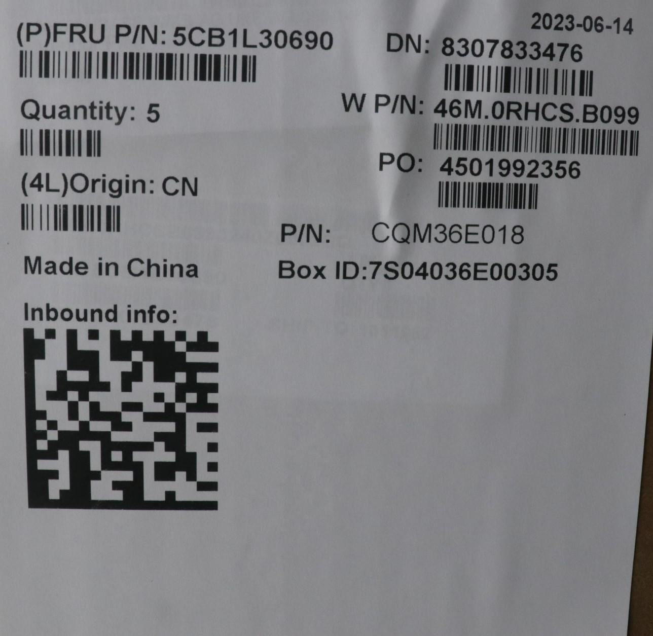 Lenovo Upper Case ASM_UKE W 82Y0 AG 5CB1L30690