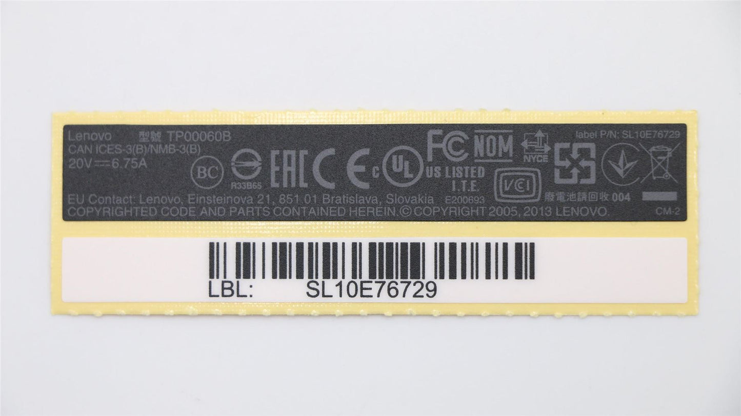 Lenovo ThinkPad W540 W541 Bottom Base Lower Cover Black 00HM220
