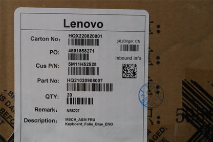 Lenovo MECH_ASM FRU Keyboard_Folio_Blue_ENG 5M11H52528