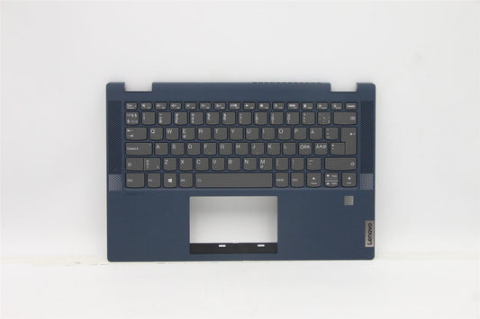 Lenovo Flex 5-14ALC05 Keyboard Palmrest Top Cover Nordic Blue 5CB1C68140