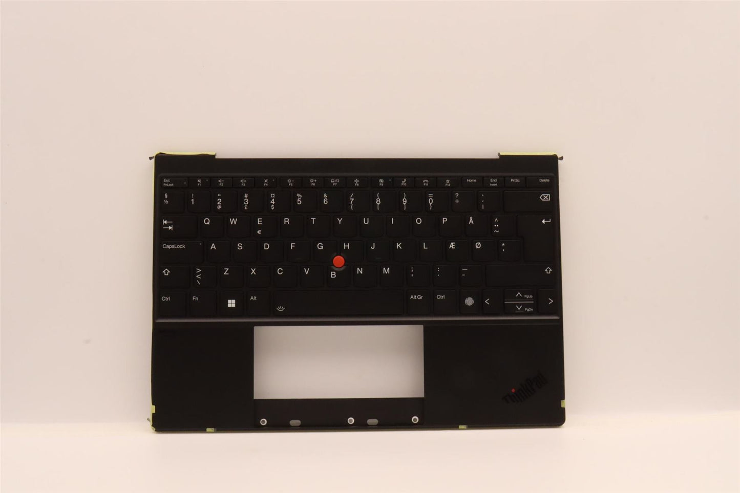 Lenovo ThinkPad Z13 Gen 1 Keyboard Palmrest Top Cover Danish Black 5M11H95036