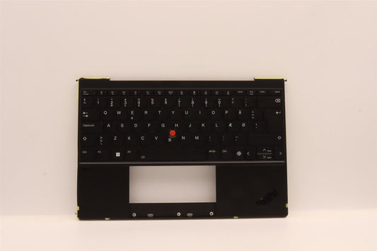 Lenovo ThinkPad Z13 Gen 1 Keyboard Palmrest Top Cover Danish Black 5M11H95036
