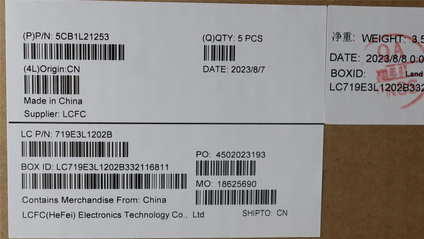 Lenovo IdeaPad 3 15AMN8 Palmrest Cover Touchpad Keyboard Belgian 5CB1L21253