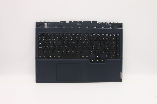 Lenovo Legion 5-15ITH6H Palmrest Touchpad Cover Keyboard Belgian Blue 5CB1D05054