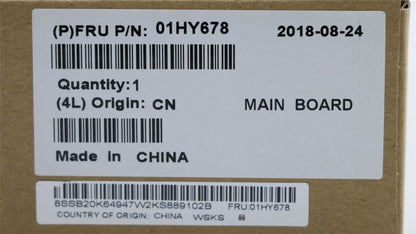 Lenovo 01HY678 BDPLANAR M500Mi7-6600UDIS,FTPM,Y-AMT,WIN