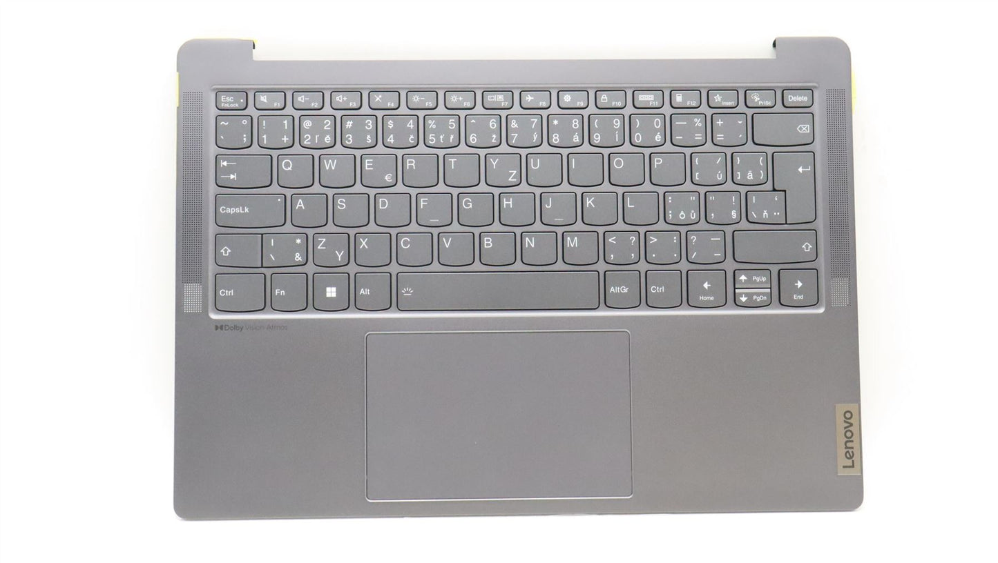 Lenovo Yoga 6 14IAP8 Palmrest Cover Touchpad Keyboard Czech Slovakian 5CB1J76023