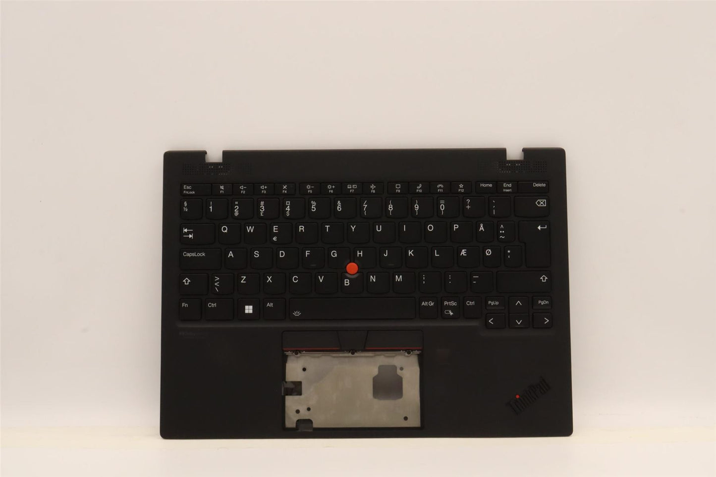 Lenovo ThinkPad X1 Gen 2 Keyboard Palmrest Top Cover Danish Black 5M11H41796