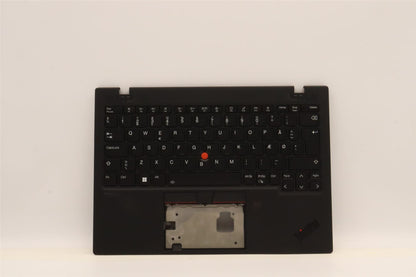 Lenovo ThinkPad X1 Gen 2 Keyboard Palmrest Top Cover Danish Black 5M11H41796