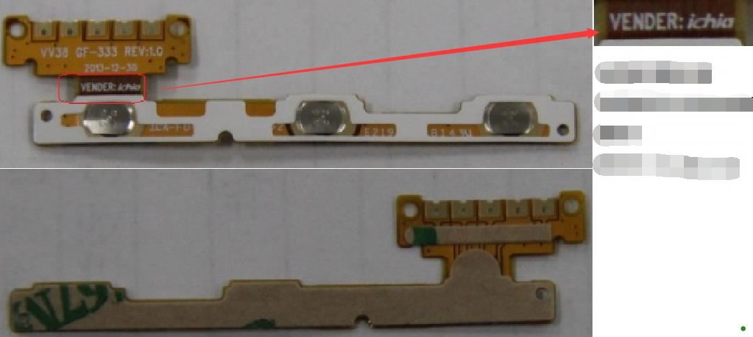 Lenovo S660 Row Key FPC&*21VV380018W CS FPC Board 5F79A6MVYA