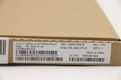 Lenovo USB Calliope KB BK NORDIC 5D50U84478