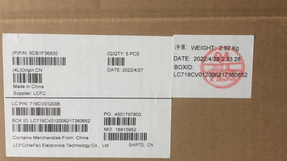 Lenovo Upper Case ASM_KOR L82QX NFP BK 5CB1F36830
