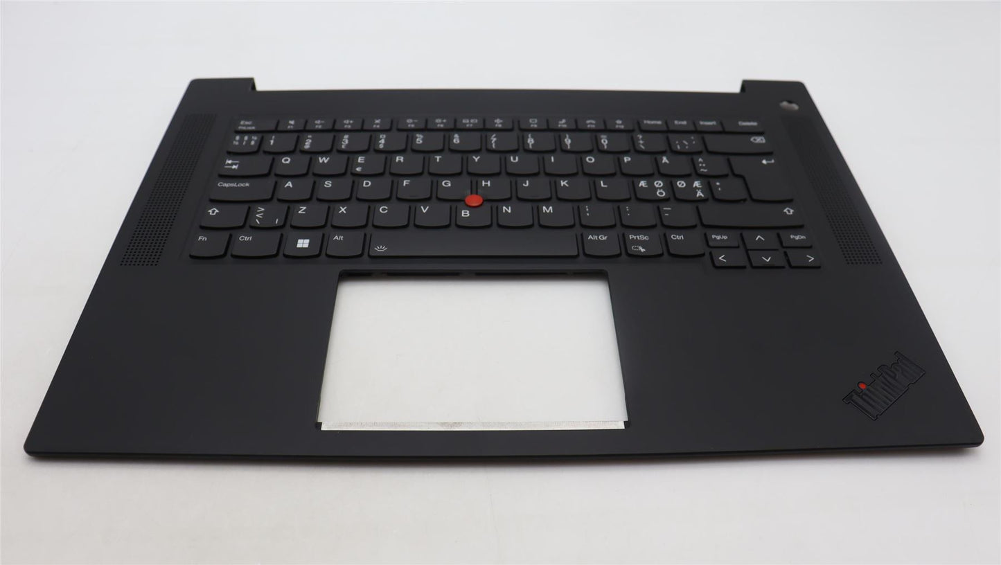 Lenovo ThinkPad P1 Gen 6 Palmrest Cover Keyboard Nordic Black 5M11L89016
