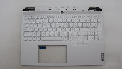Lenovo Legion S7 16IRH8 Keyboard Palmrest Top Cover Hebrew White 5CB1L83642