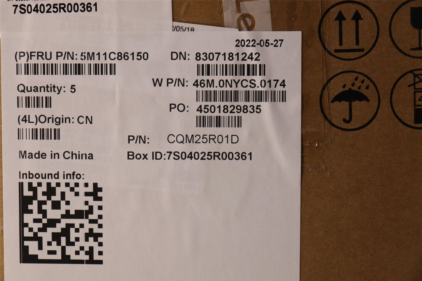 Lenovo MECH_ASM FRASMKB BUL CcCpWFCBKNWWNWL Ch 5M11C86148