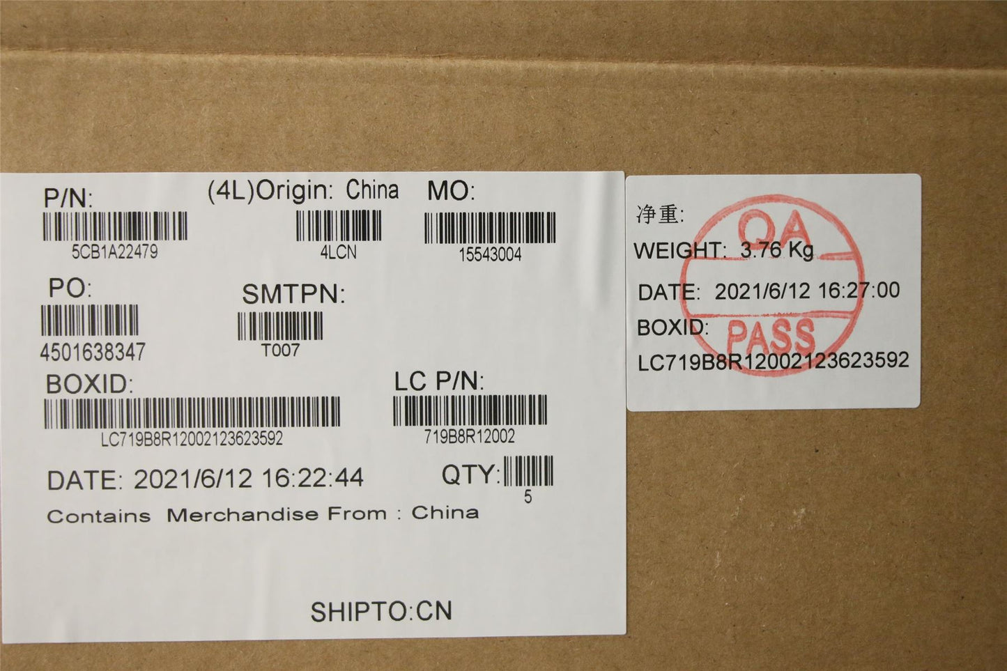 Lenovo Upper Case ASM_SLV L82BJ SG 5CB1A22479