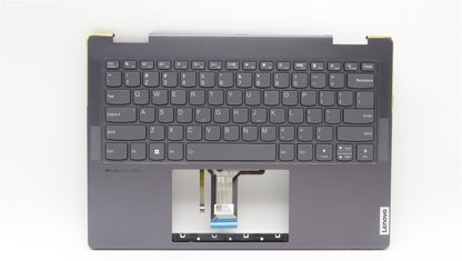 Lenovo Yoga 7 14ARP8 Palmrest Cover Keyboard US Grey 5CB1L48270