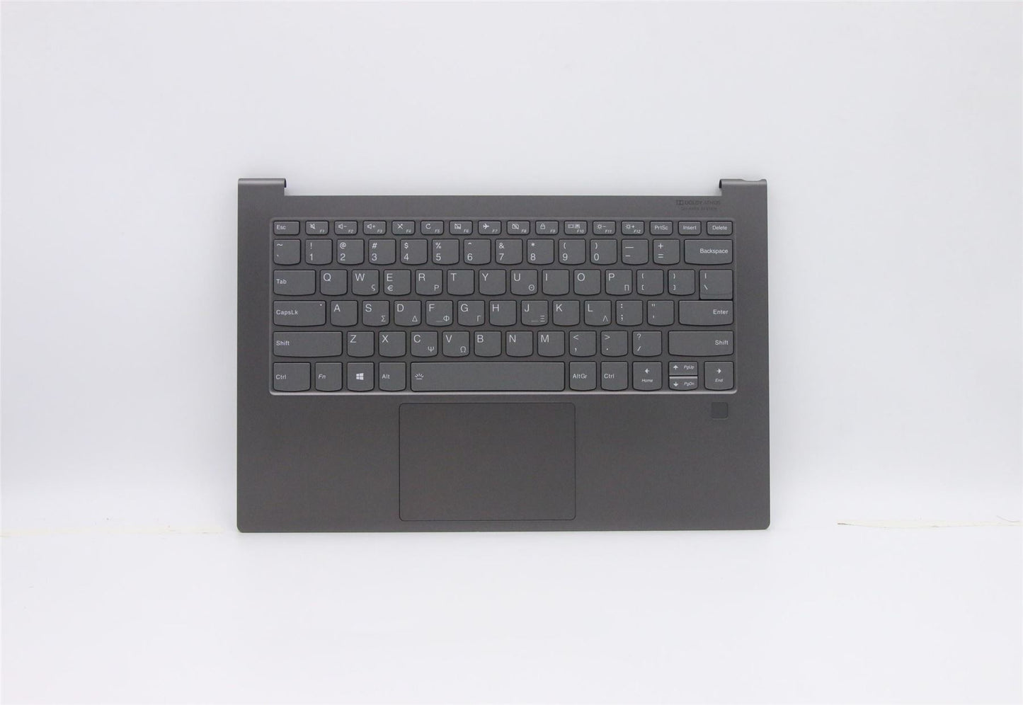 Lenovo Yoga C940-14IIL Palmrest Cover Touchpad Keyboard Greek Grey 5CB0U44225