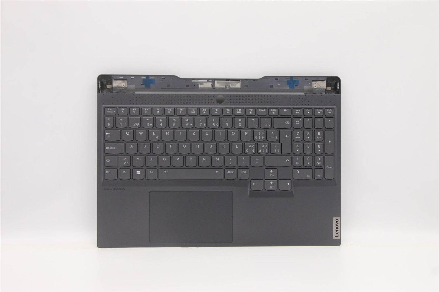 Lenovo S7 15ACH6 Palmrest Cover Touchpad Keyboard Switzerland Grey 5CB1C94081