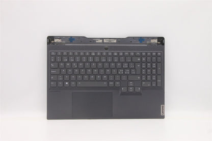 Lenovo S7 15ACH6 Palmrest Cover Touchpad Keyboard Switzerland Grey 5CB1C94081