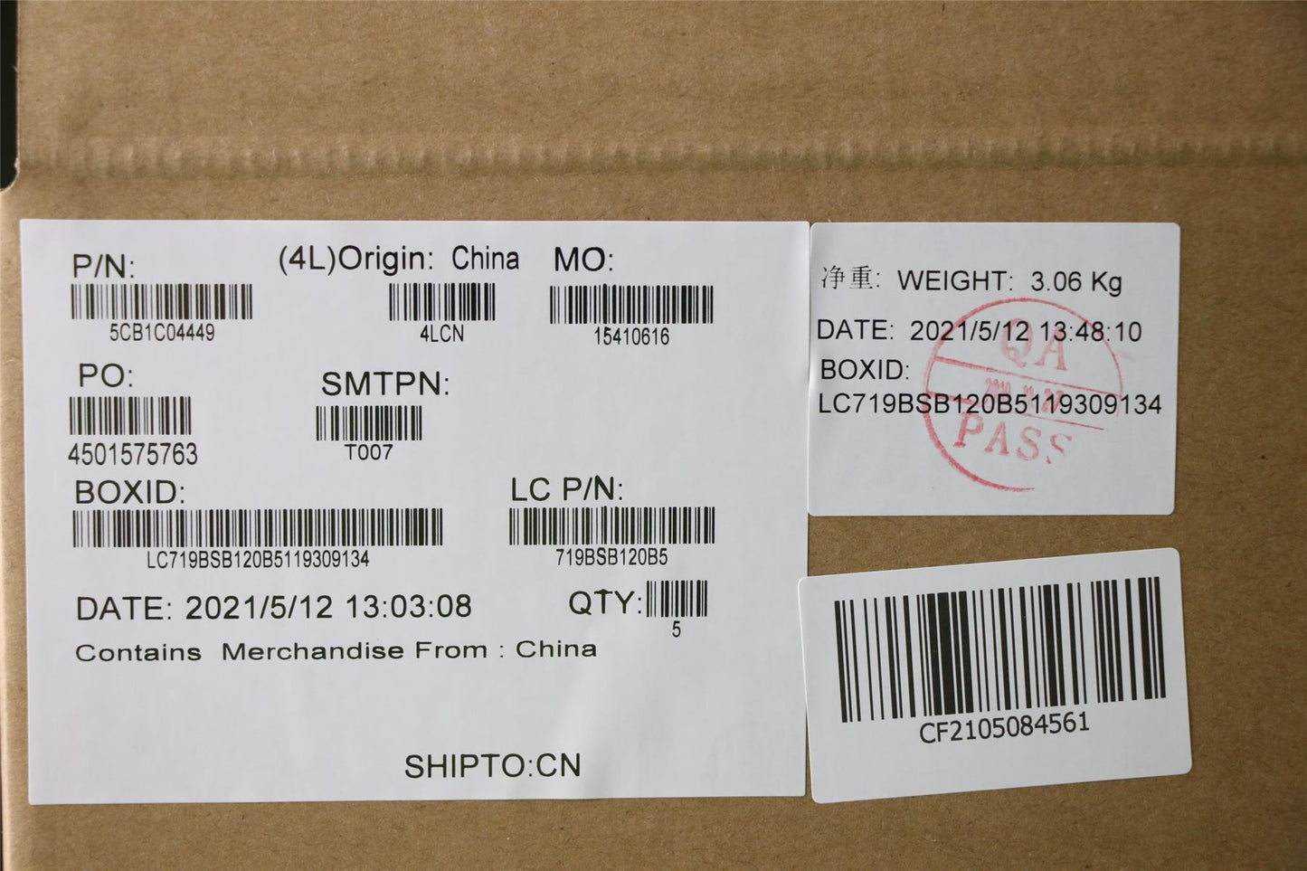 Lenovo Upper Case ASM_SWS L82H7 AGNFPNBLD 5CB1C04449